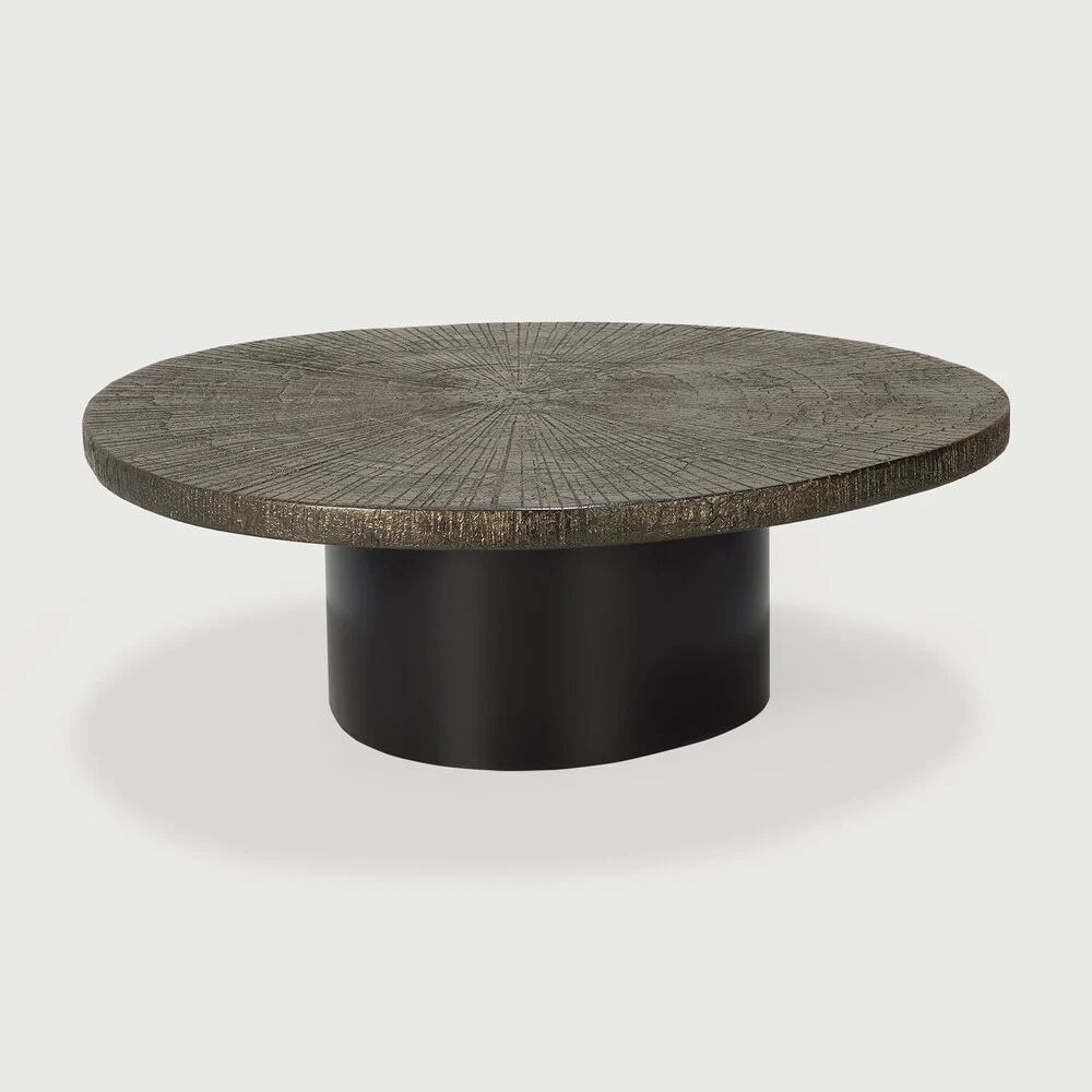 Ethnicraft Slice Indoor Couchtisch Whisky Oval