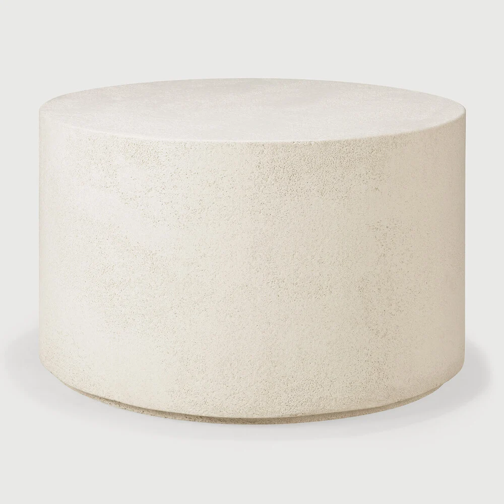 Ethnicraft Elements Indoor Couchtisch Microzement Off White