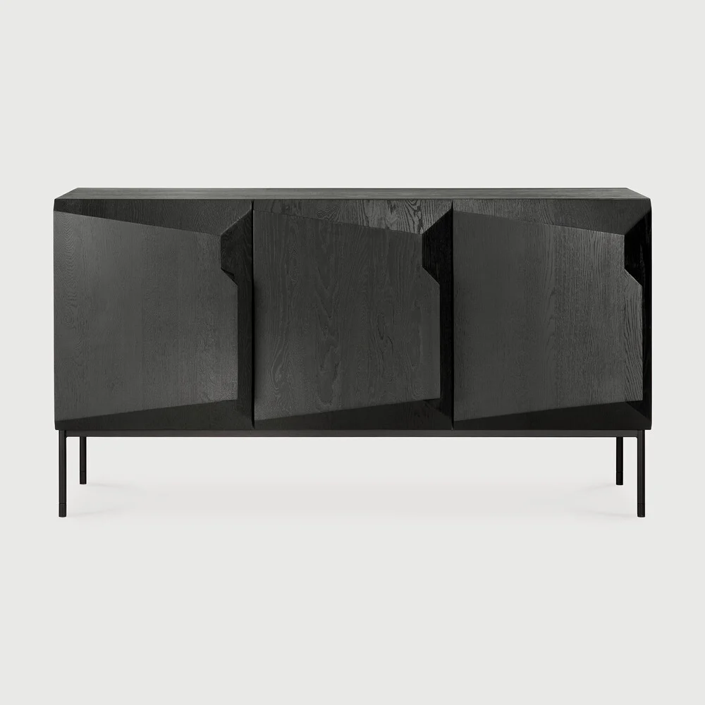 Ethnicraft Stairs Indoor Anrichte Eichenholz Schwarz Lackiert