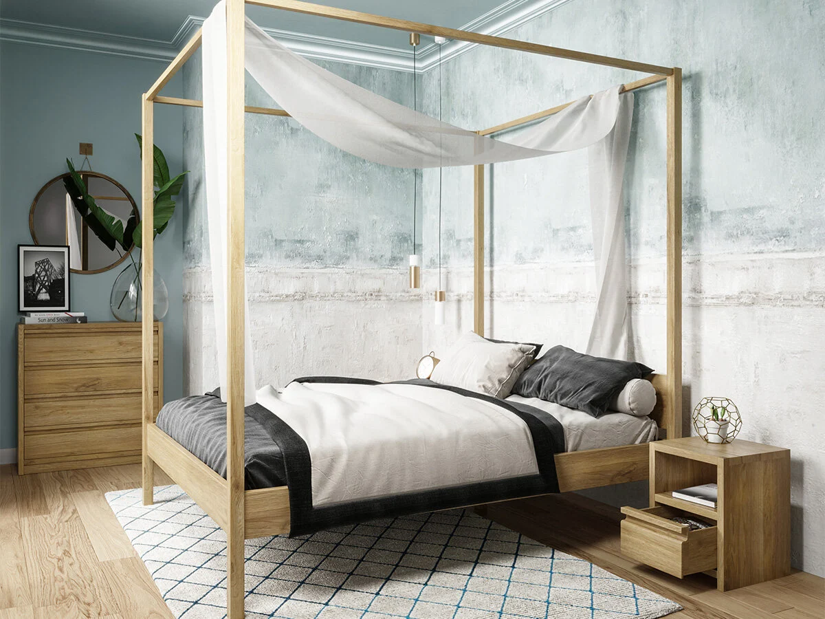 rast Massivholzbett Cielo - rast möbeldesign