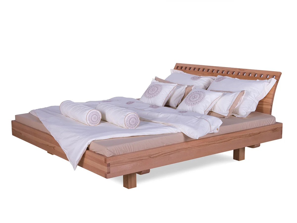 rast Massivholzbett Tres - rast möbeldesign