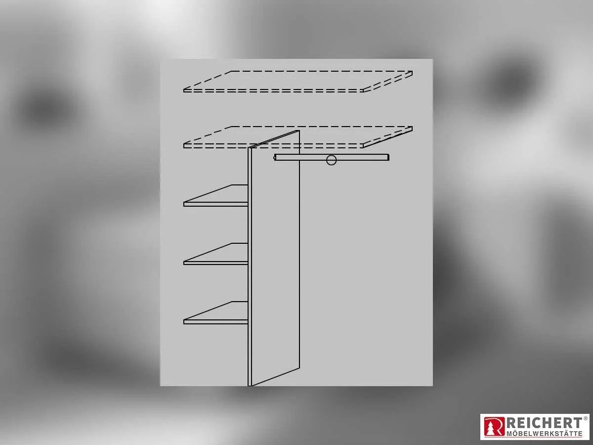 Reichert Kleiderschrank T-Inneneinteilung