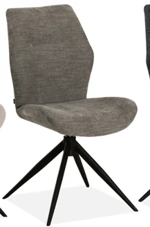 Maxfurn Palmas Dining Stuhl Metall/Miami Stoff
