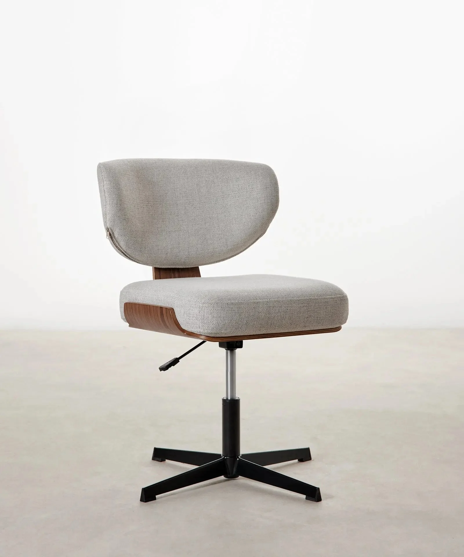 Silla de Escritorio de Tela y Madera Lexa - Northdeco