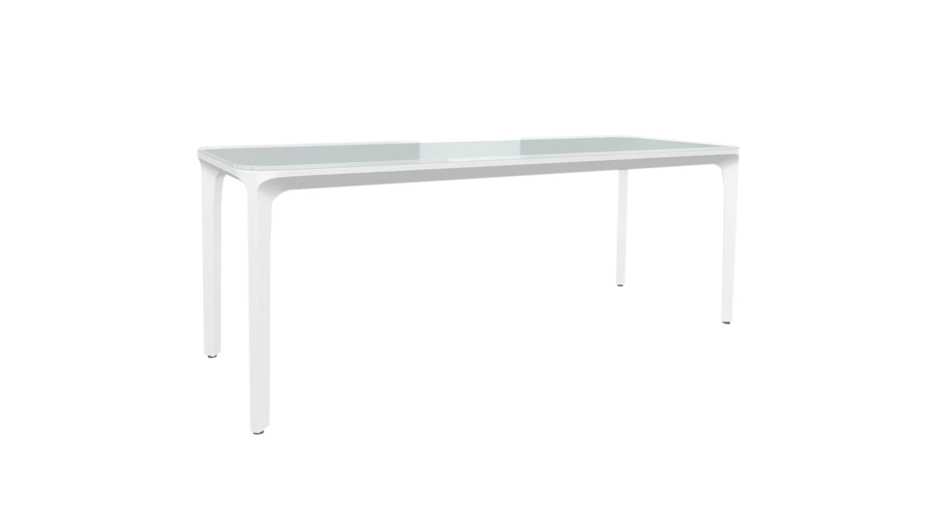 Slim coffee table rectangular H. 46 - Sovet