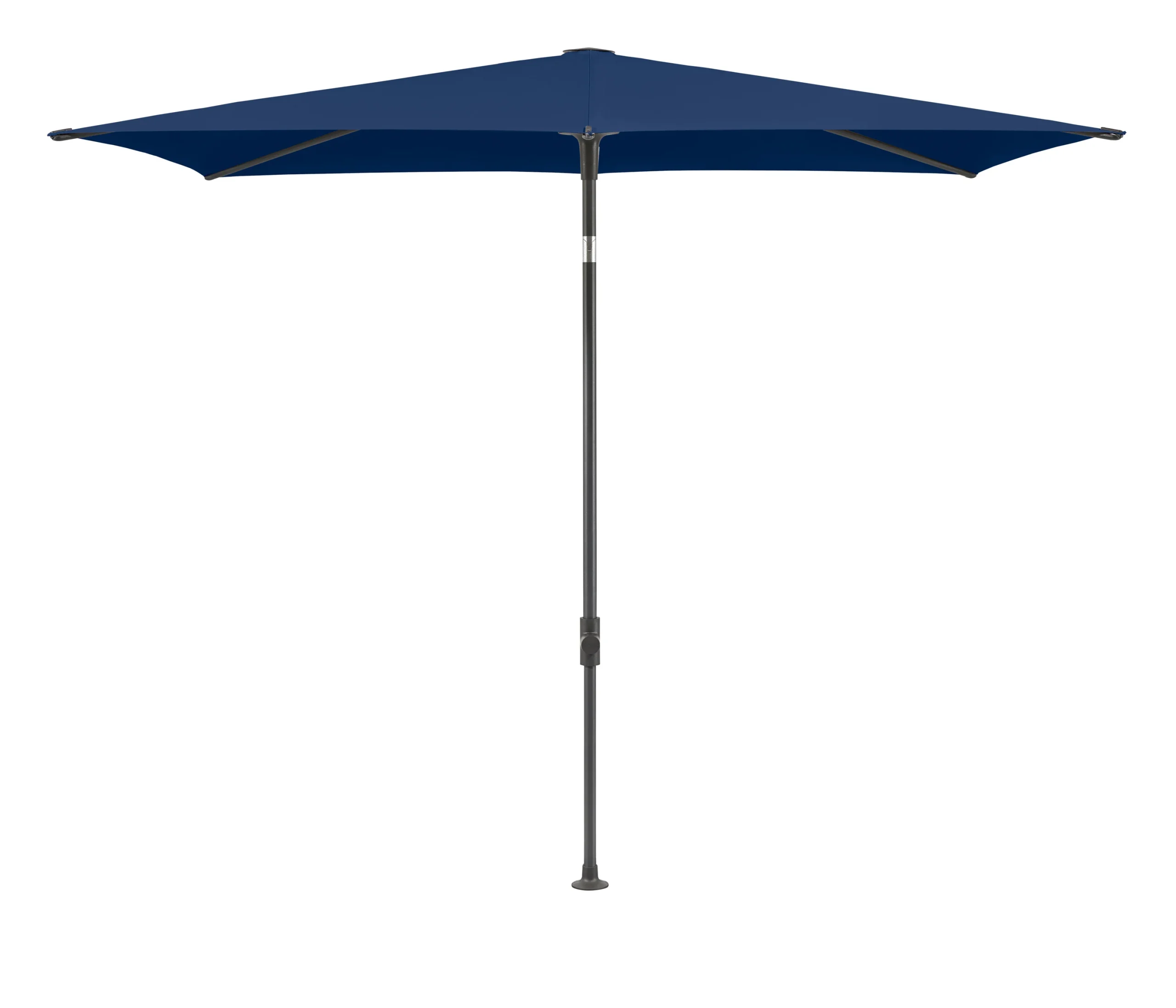 Glatz Smart Sonnenschirm 210x150cm 6-teilig Stoffklasse 5 Anthrazit