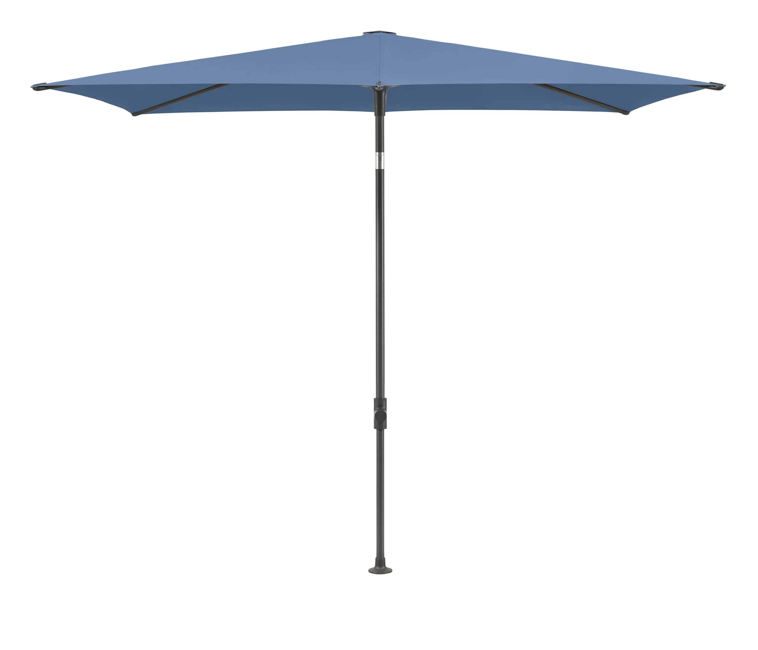 Glatz Smart Sonnenschirm 210x150cm 6-teilig Stoffklasse 4 Anthrazit