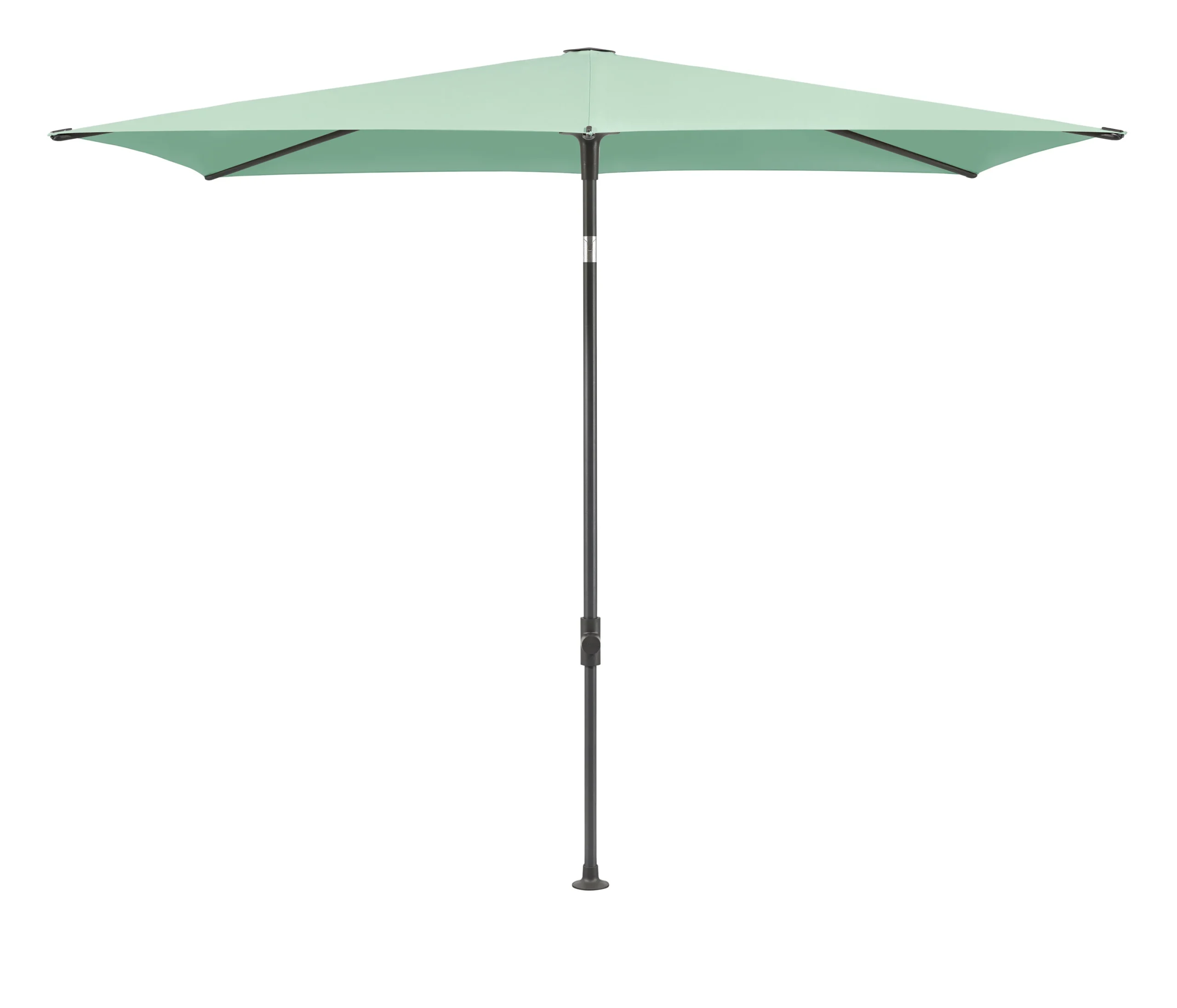 Glatz Smart Sonnenschirm 250x200cm 6-teilig Stoffklasse 5 Anthrazit