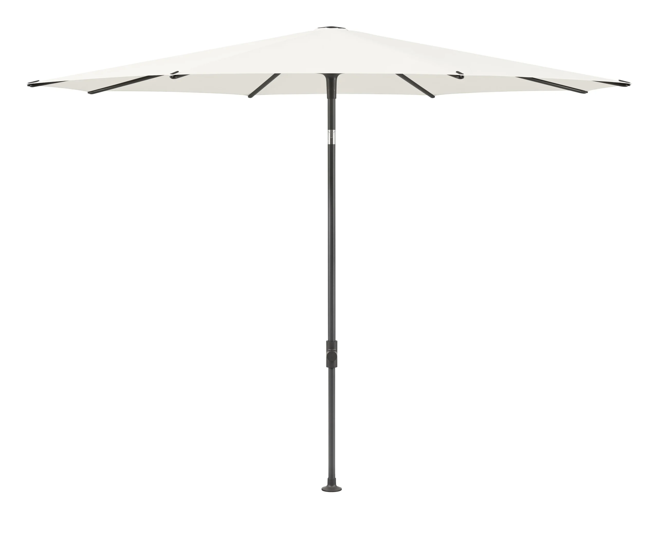 Glatz Smart Sonnenschirm Ø300cm 8-teilig Stoffklasse 4 Anthrazit