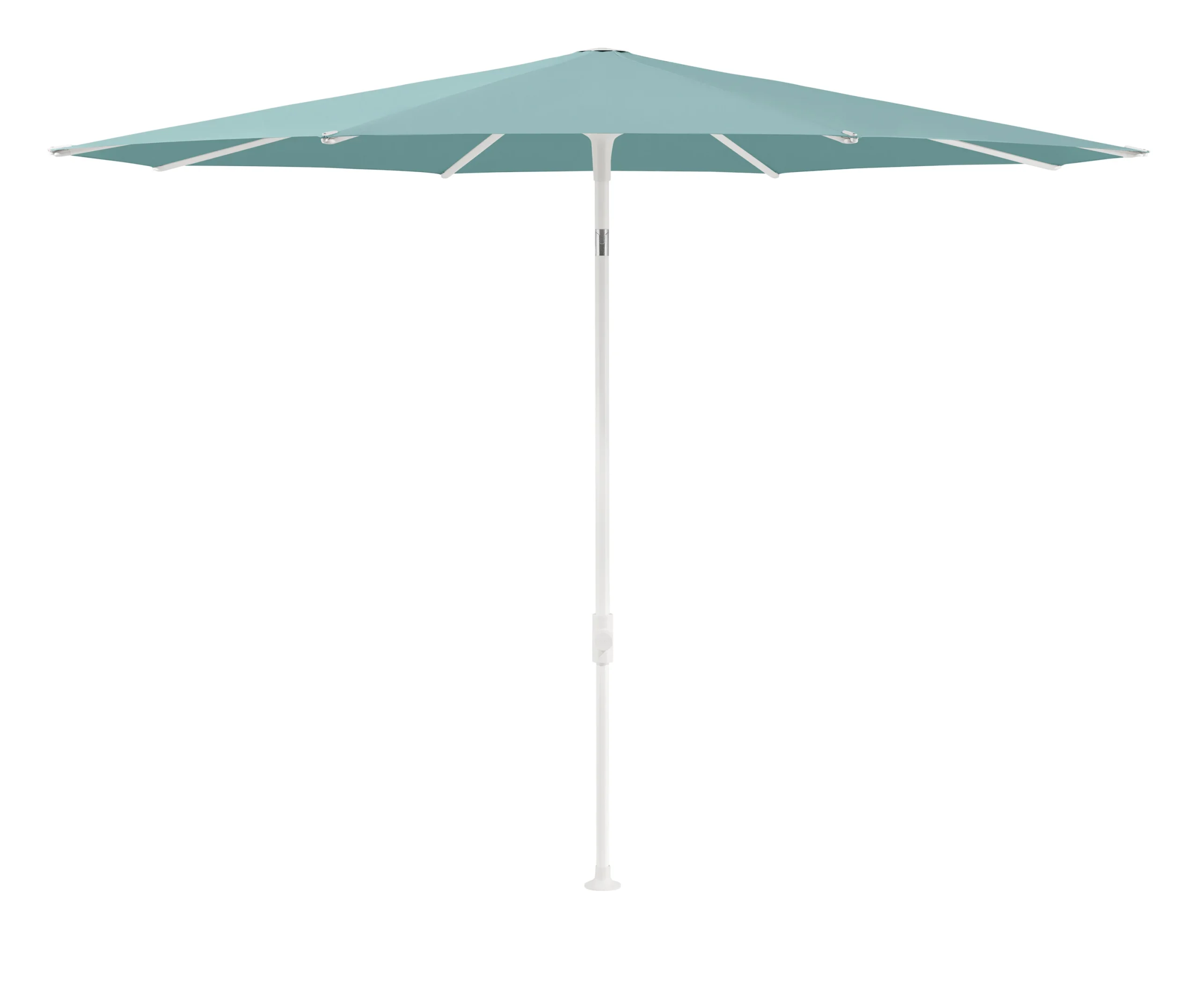 Glatz Smart Sonnenschirm Ø300cm 8-teilig Stoffklasse 4 Weiß