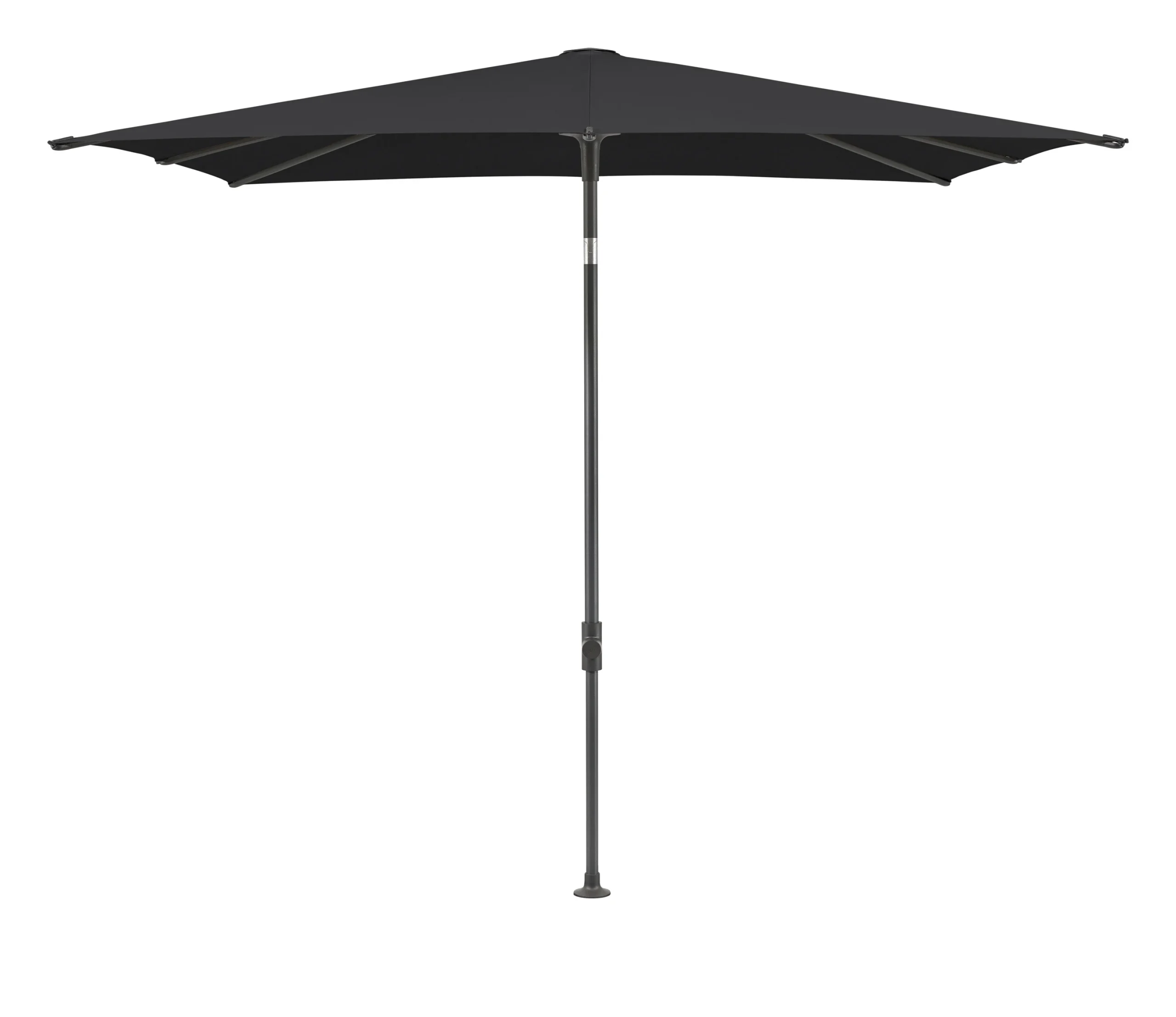 Glatz Smart Sonnenschirm 240x240cm 8-teilig Stoffklasse 4 Anthrazit