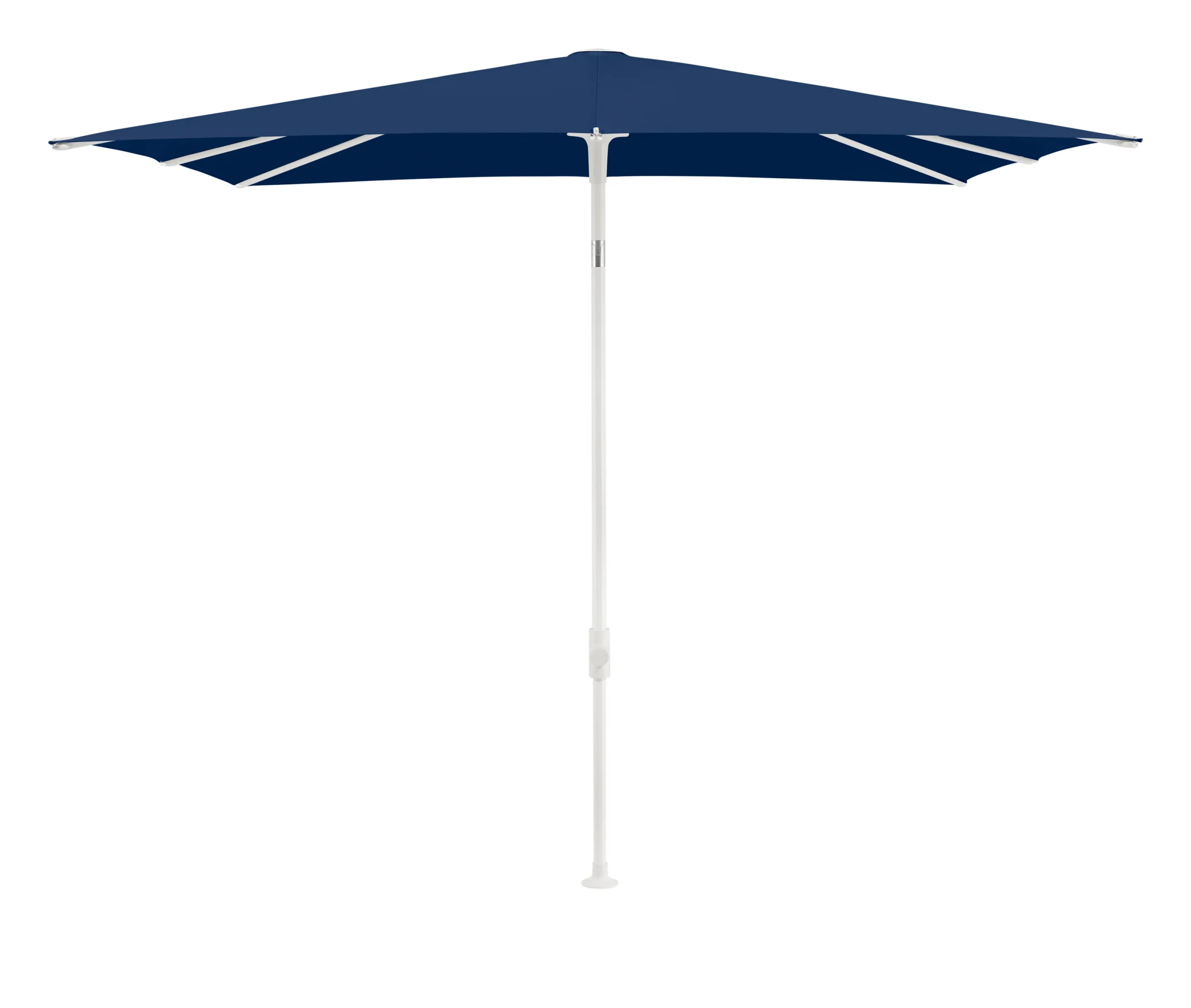 Glatz Smart Sonnenschirm 210x150cm 6-teilig Stoffklasse 5 Weiß