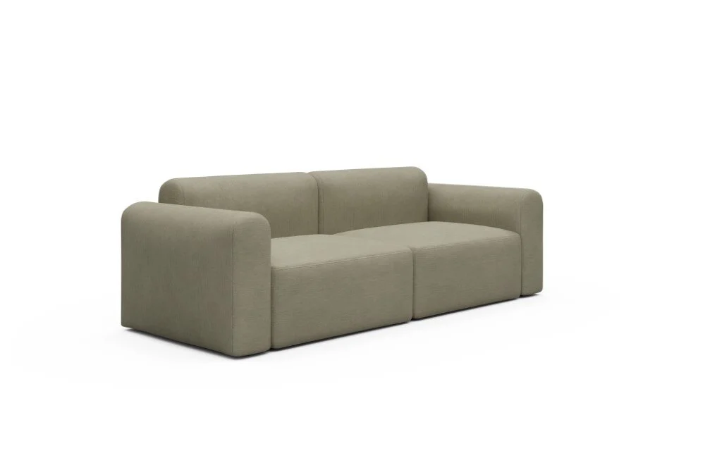 Tenksom Rund Sofa 2- & 3-Sitzer niedrige Armlehne