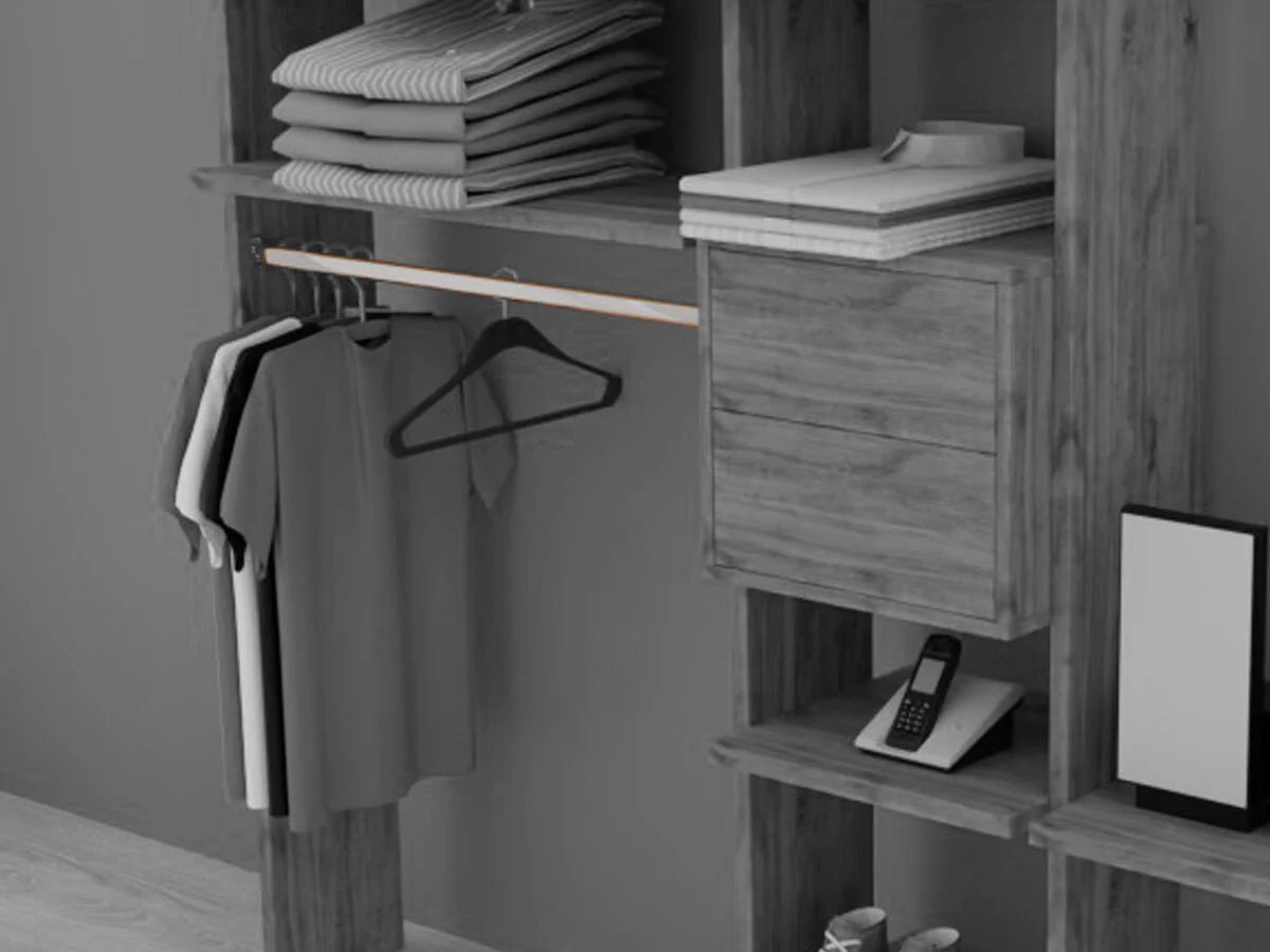 Tjoernbo Walk-in Kleiderstange