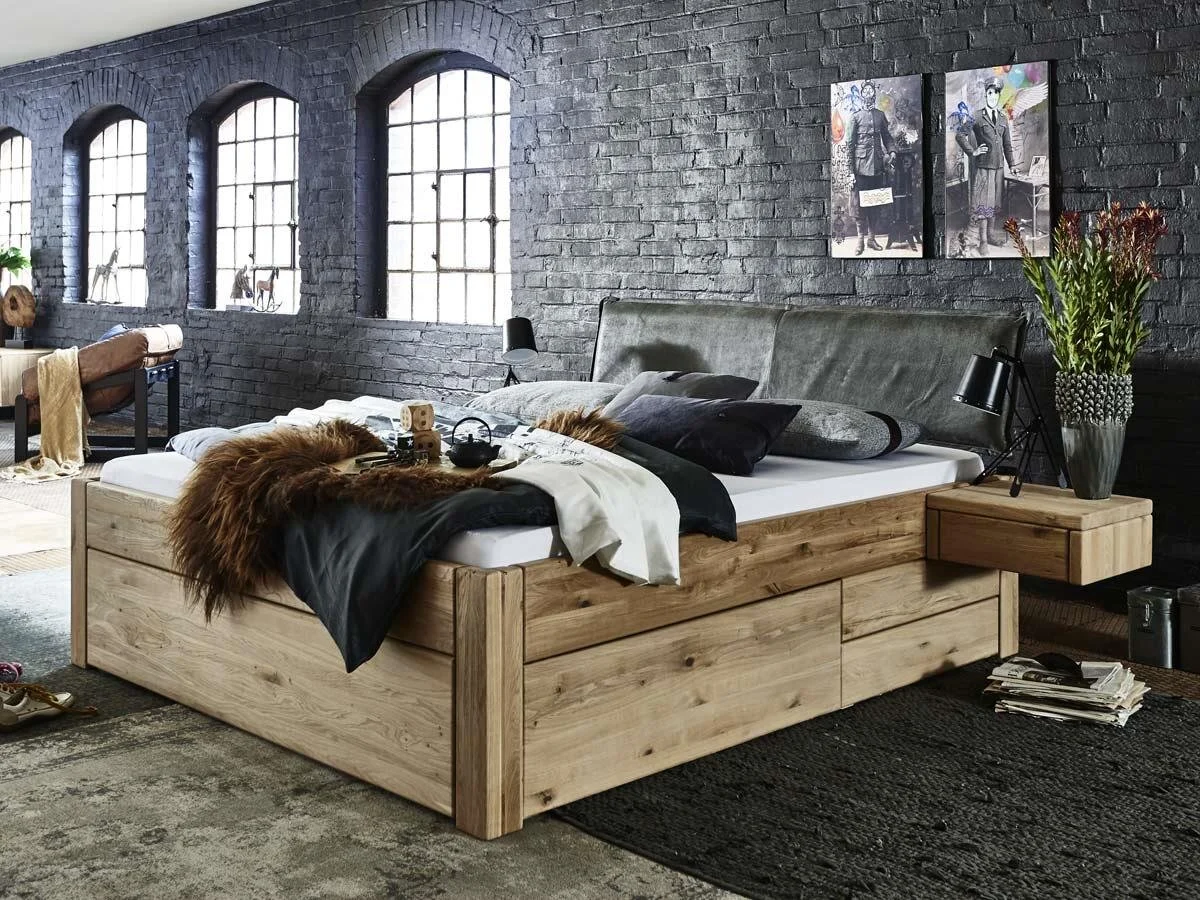 Tjørnbo Easy Sleep Massivholz Schubladenbett II