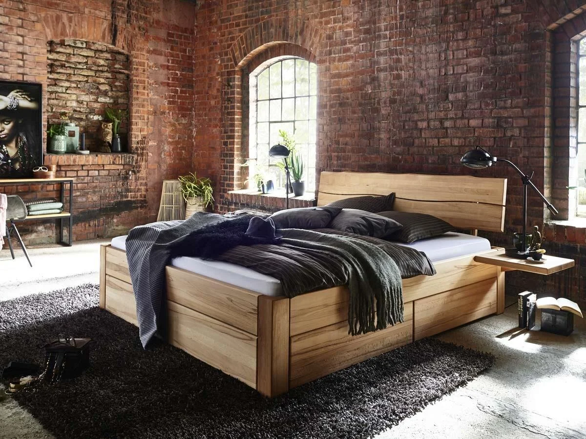 Tjørnbo Easy Sleep Massivholz Schubladenbett III