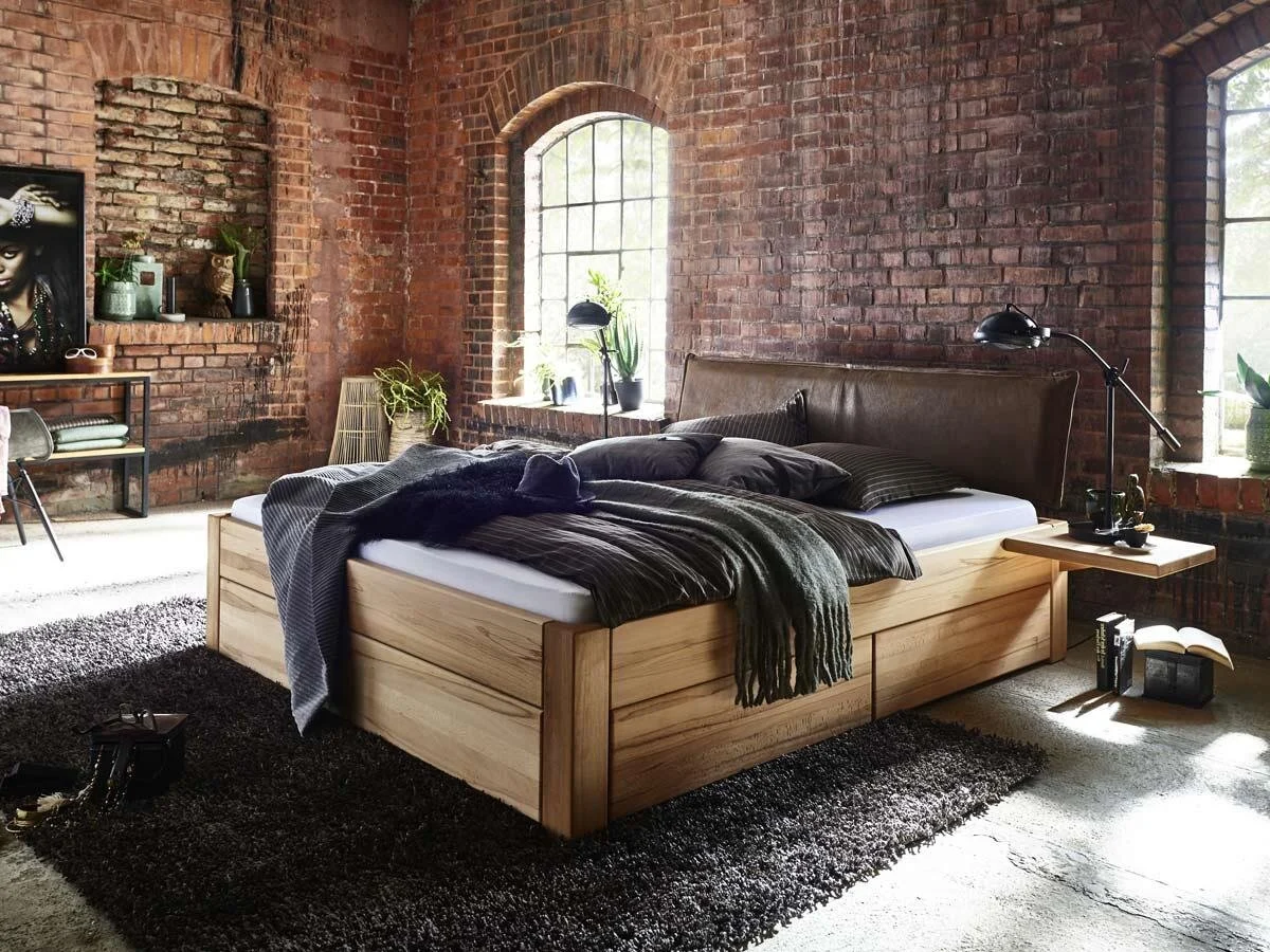 Tjørnbo Easy Sleep Massivholz Schubladenbett IV