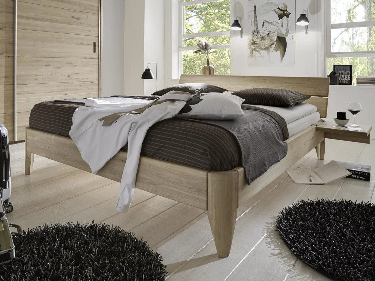 Tjørnbo Easy Sleep Massivholzbett Sand
