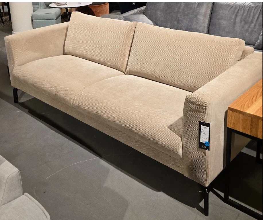 Vanessa Sofa 3 Sitzer, Light Beige - FASMAS